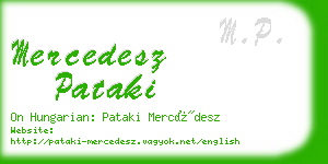 mercedesz pataki business card